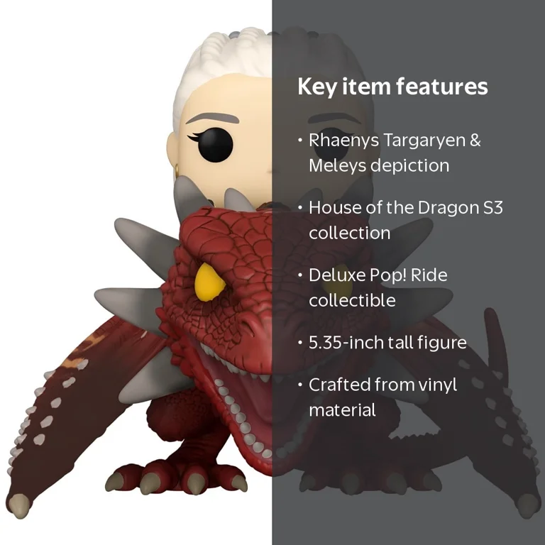 FUNKO POP! Rides Deluxe: House of the Dragon S3 - Rhaenys