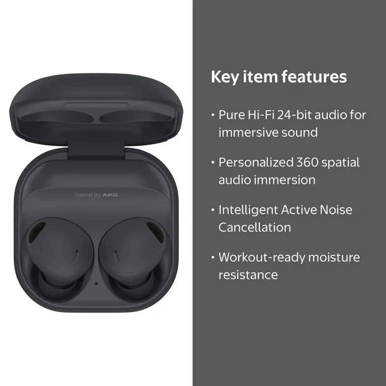 New Samsung Galaxy Buds2 Pro Earphones, Bluetooth, True Wireless