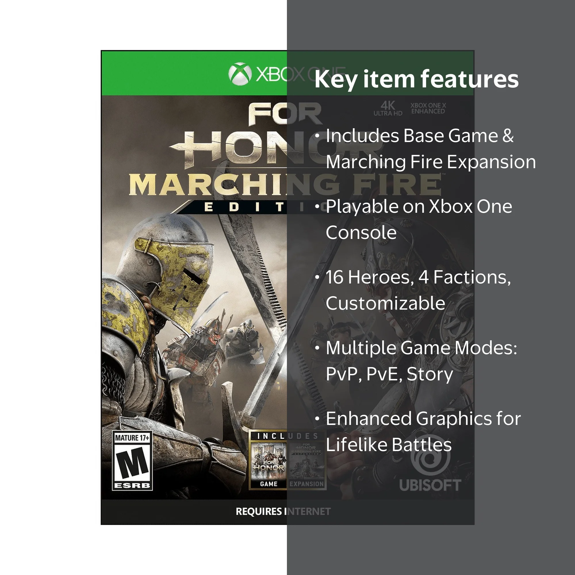 For Honor: Marching Fire Edition - Day 1, Ubisoft, Xbox One
