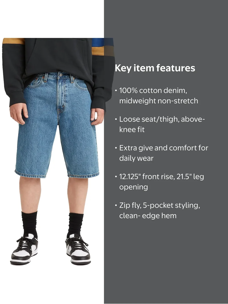 Levi's Men's 569 Loose Straight Shorts - Walmart.com
