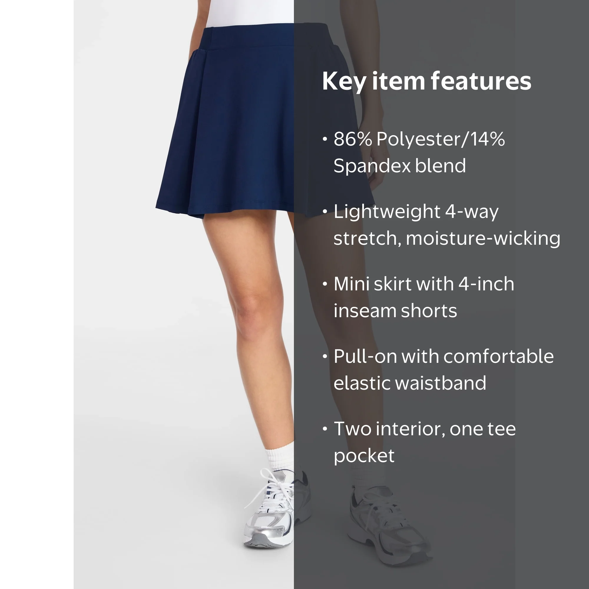 Avia Women's Pleated Golf Skort, Sizes XS-XXXL - Walmart.com