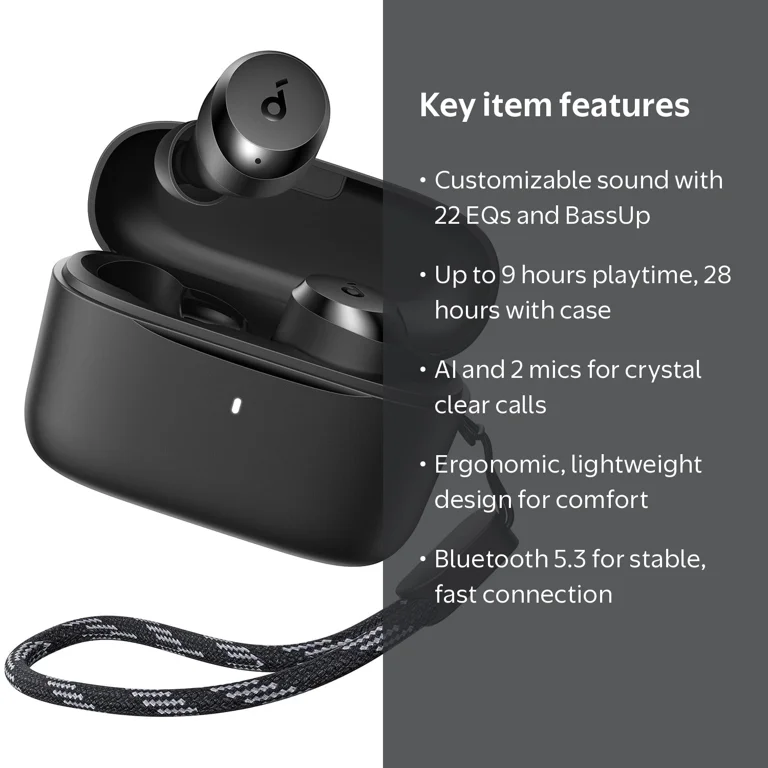 Soundcore by Anker A20i True Wireless Earbuds, 28H Playtime