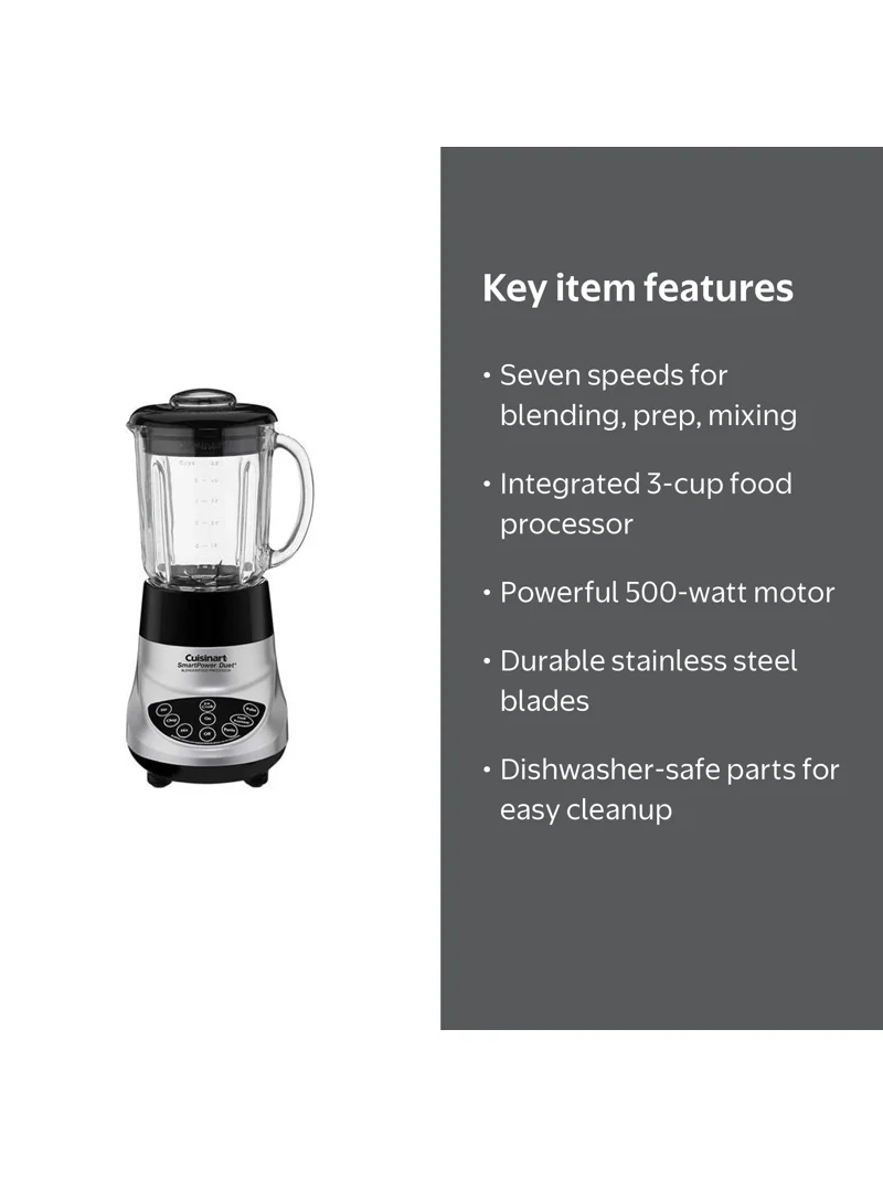 Cuisinart 7-Speed Blender & Food Processor, Kitchen Essential