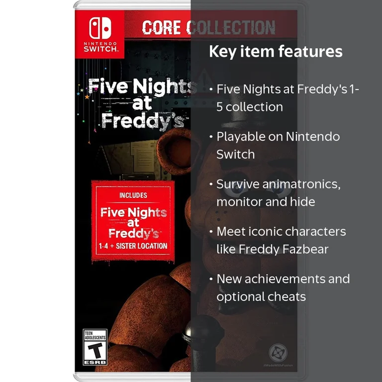 Maximum Games Five Nights at Freddy's Core Collection, Nintendo