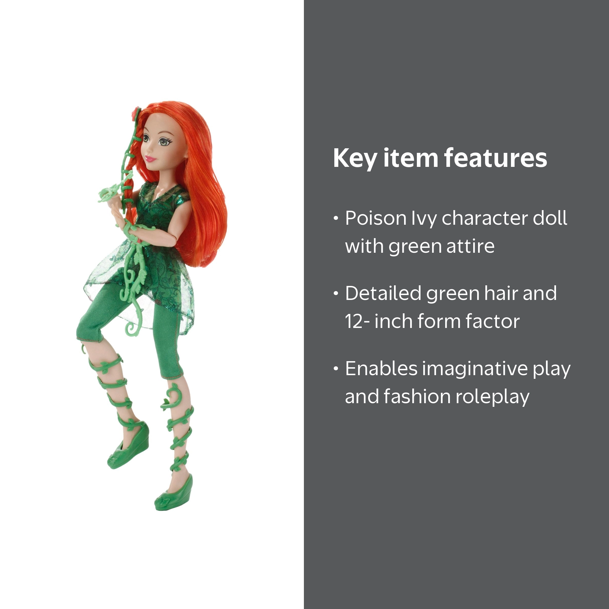 DC Super Hero Girls Poison Ivy Doll 2015 Mattel DLT67 - Walmart.com
