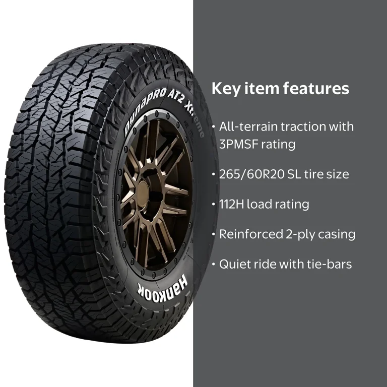Hankook Dynapro AT2 Xtreme (RF12) 265/60R20 112H All-Season Tire