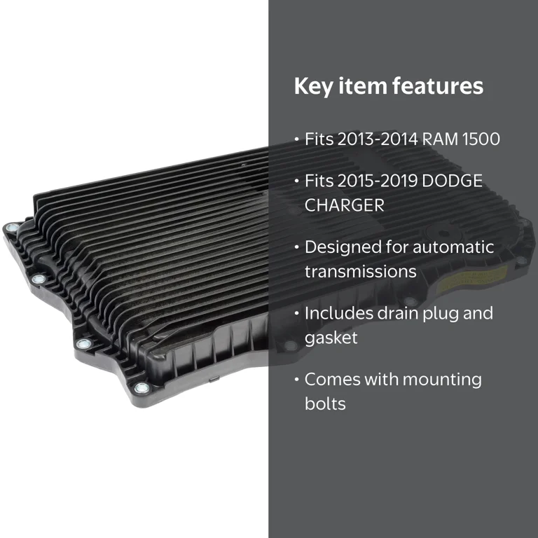 Dorman 265-853 Transmission Oil Pan for Specific Models, Black