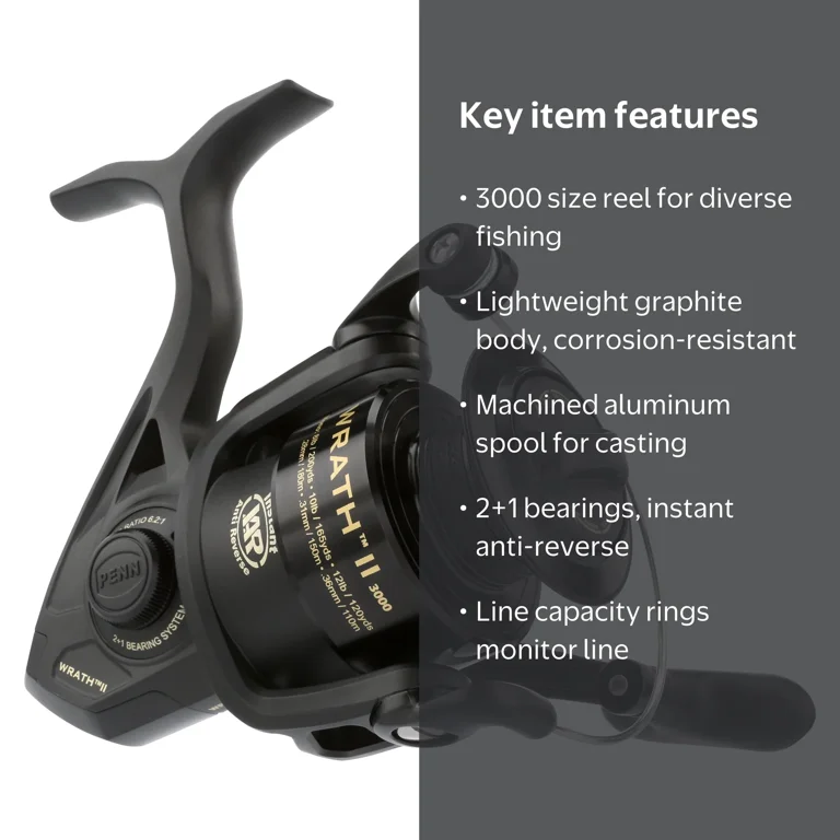 3000 capacity fishing reel The Ardent Bolt is an excellent spinning reel for all spinning applications Penn Battle IV 3000 Spinning