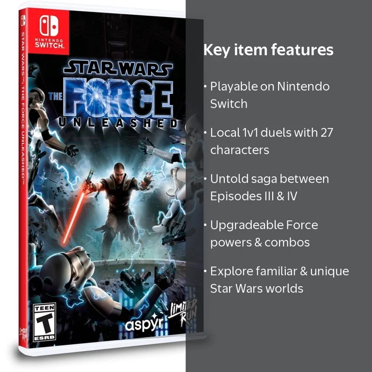 Star Wars: The Force Unleashed - Limited Run #146 [Nintendo Switch