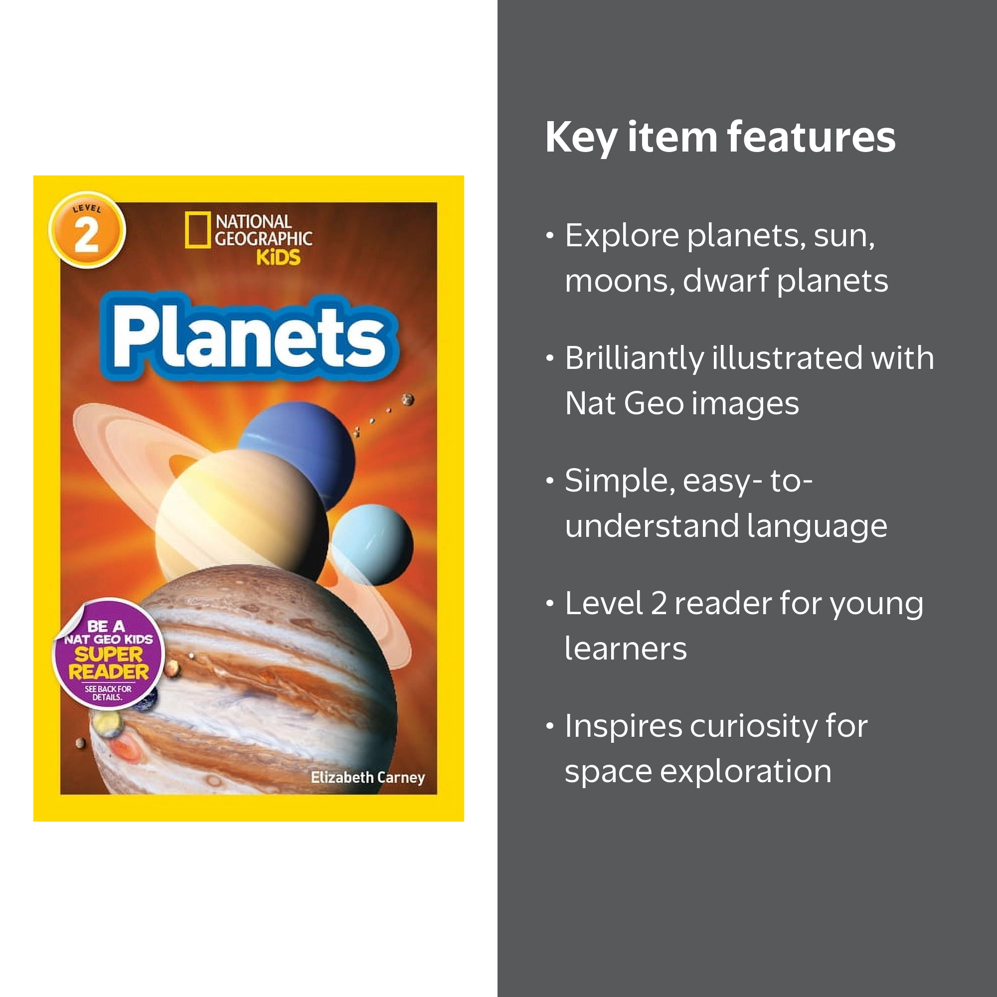 Elizabeth Carney, Planets, ISBN13: 9781426310362, Space for Kids