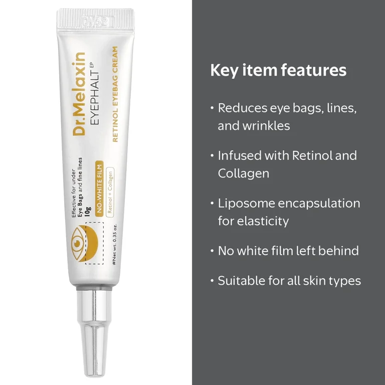 Dr.Melaxin Eyephalt, Retinol Eyebag Cream, For All Skin Types