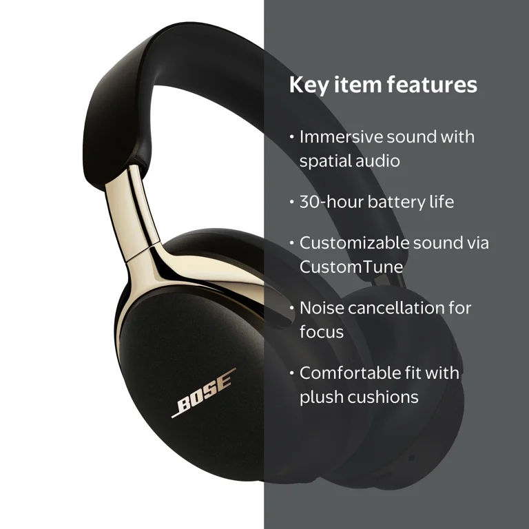 Bose QuietComfort Ultra Headphones II, Bluetooth Noise Cancelling