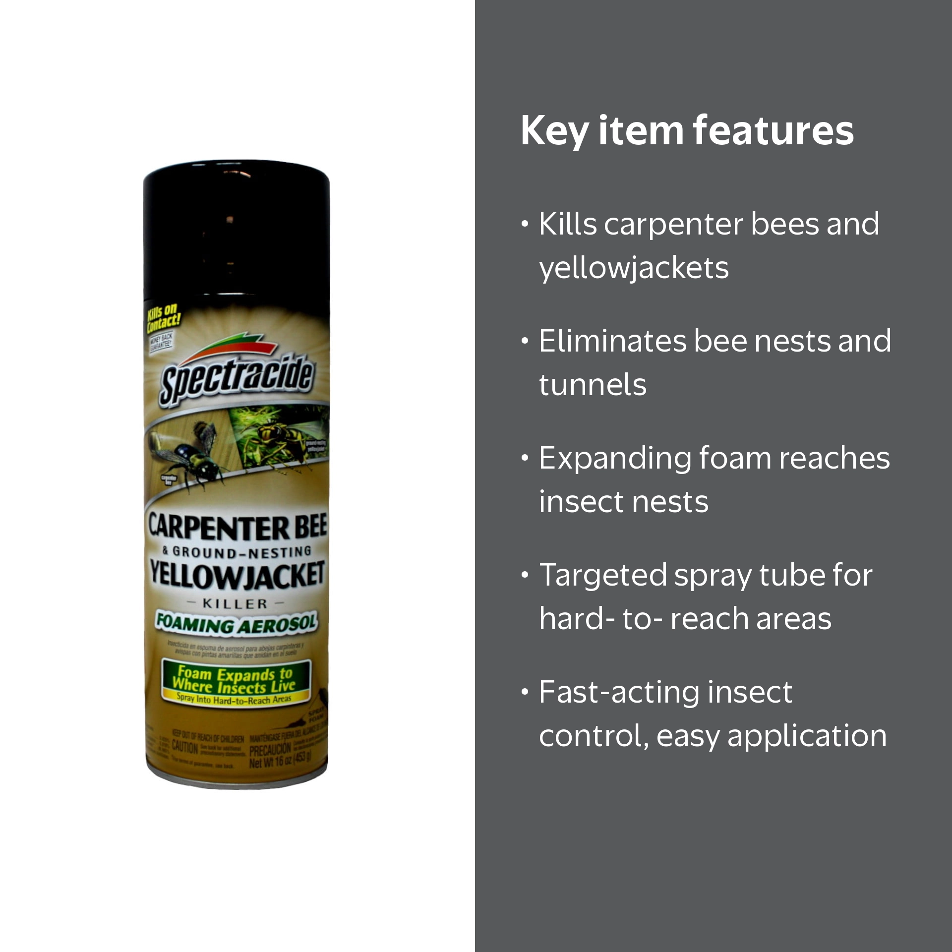 Spectracide 2 Pack Carpenter Bee and Yellowjacket Killer Spray