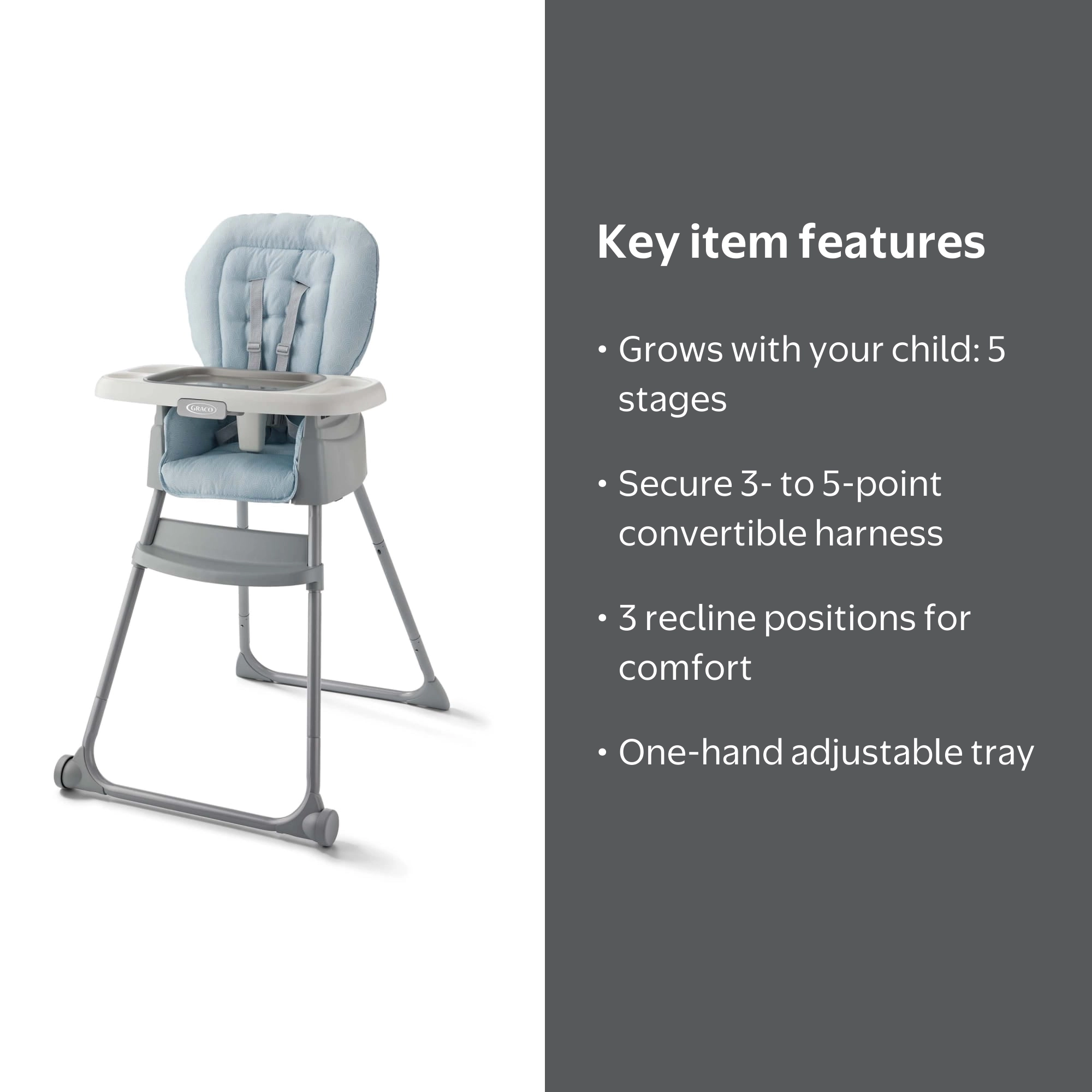 Graco Made2Grow 5-in-1 High Chair - Walmart.com