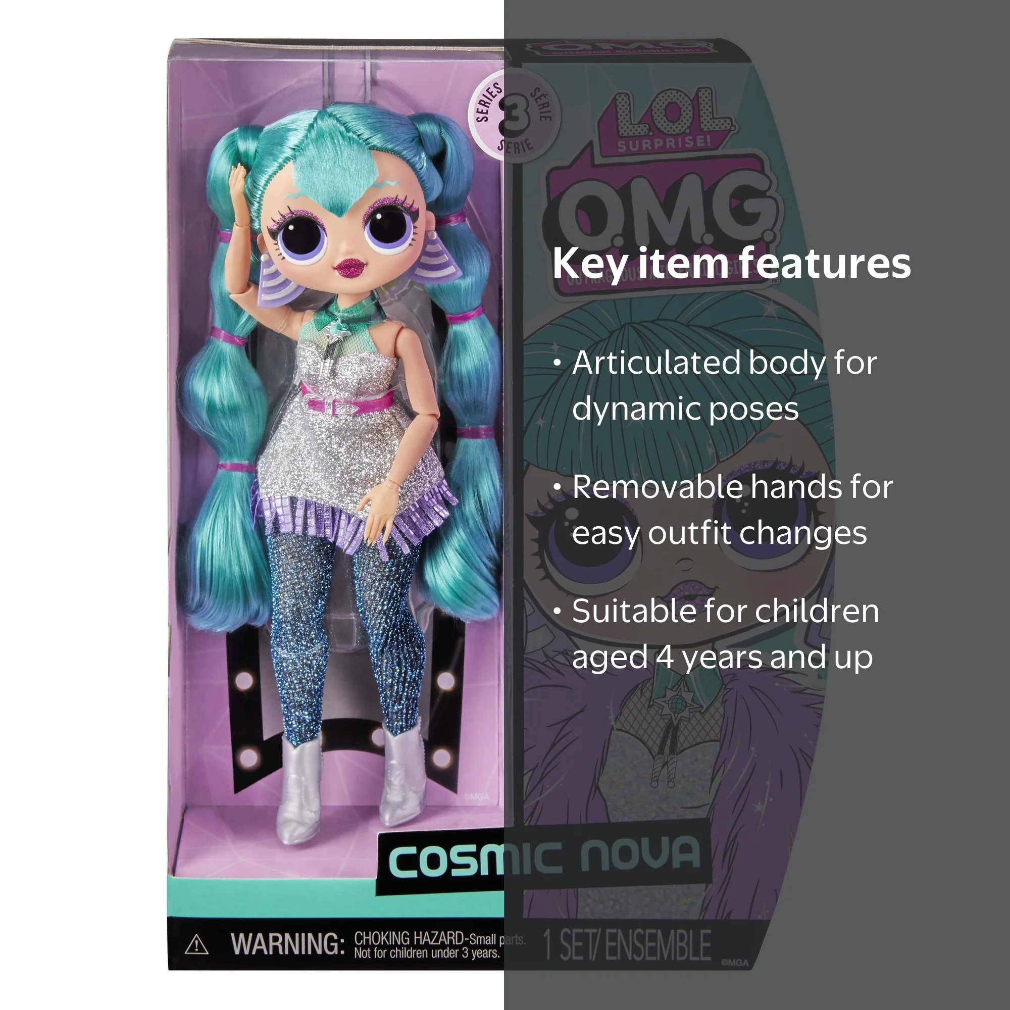 L.O.L. Surprise!, Fashion Doll, Cosmic Nova, with Accessories