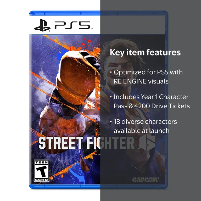 PlayStation - PS5ソフト FC24・ストリートファイター6 Capcom Street Fighter 6 - PlayStation 5 Game, standard edition
