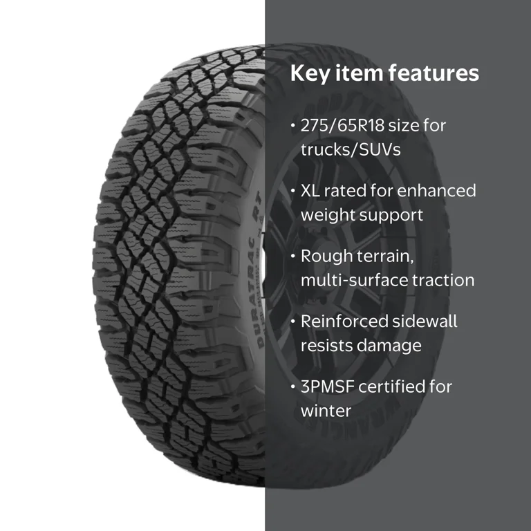 Goodyear Wrangler DuraTrac RT 275/65R18 116T XL Rugged Terrain