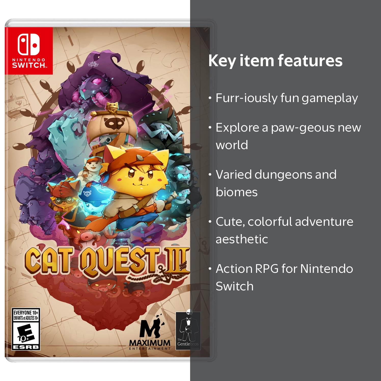 MaximizeGames, Cat Quest III for Nintendo Switch, Return of the