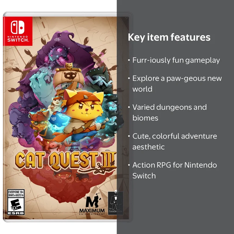 MaximizeGames, Cat Quest III for Nintendo Switch, Return of the