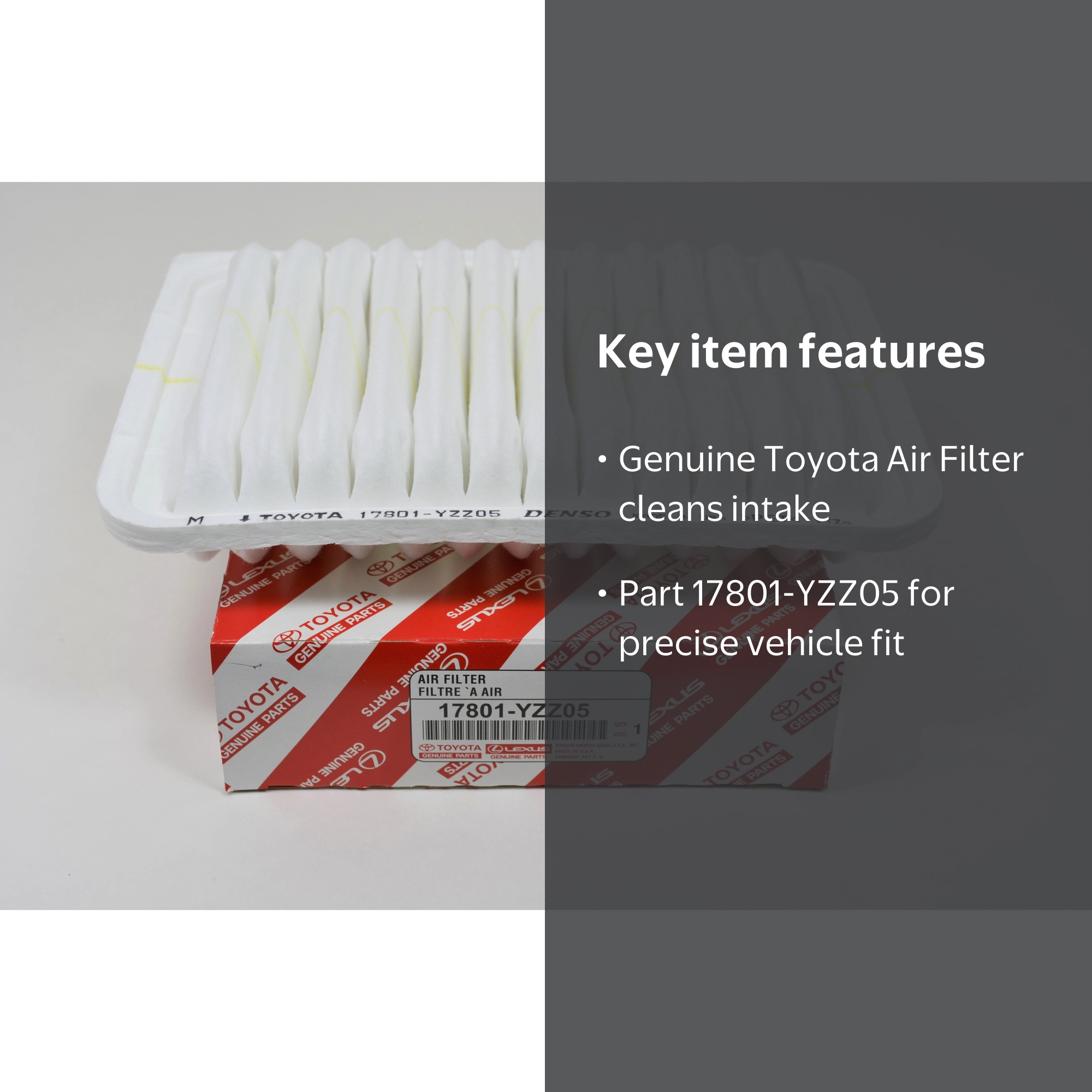 Toyota Genuine Air Filter 17801-YZZ05 - Walmart.com