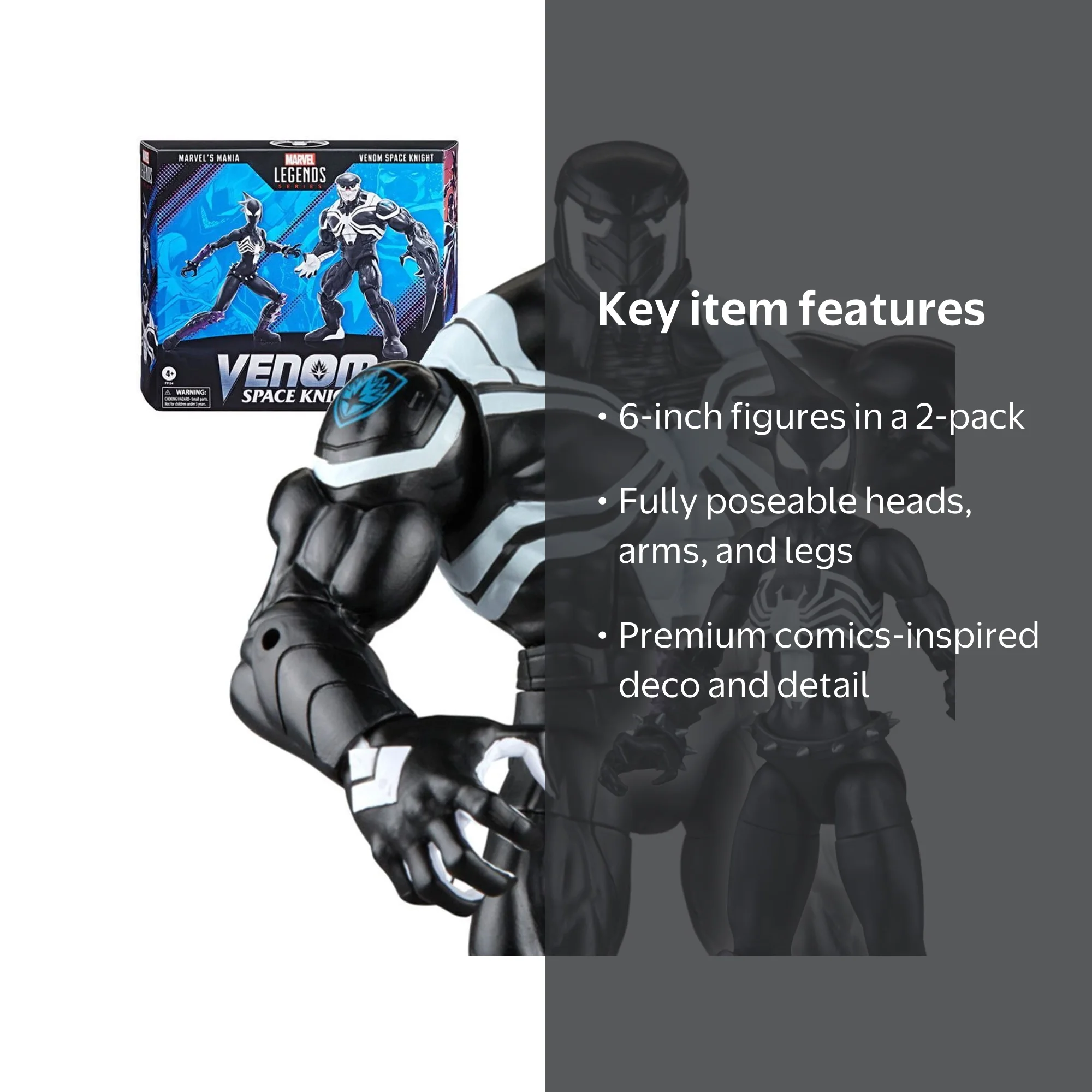 Hasbro Marvel Legends Mania & Venom Space Knight 2-pack - Walmart.com