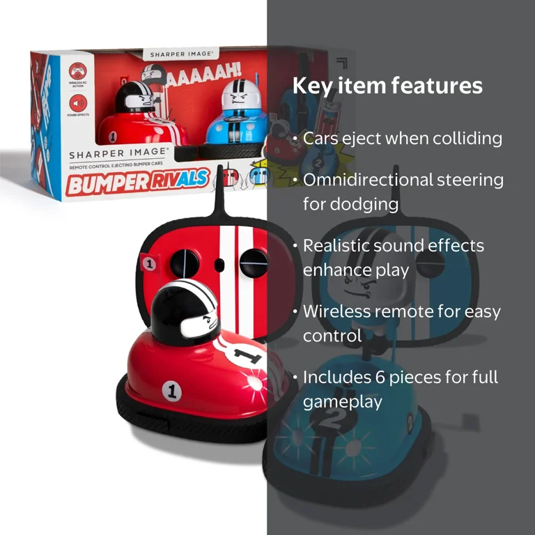Sharper Image® Toy RC Remote Control Ejecting Bumper Rivals with