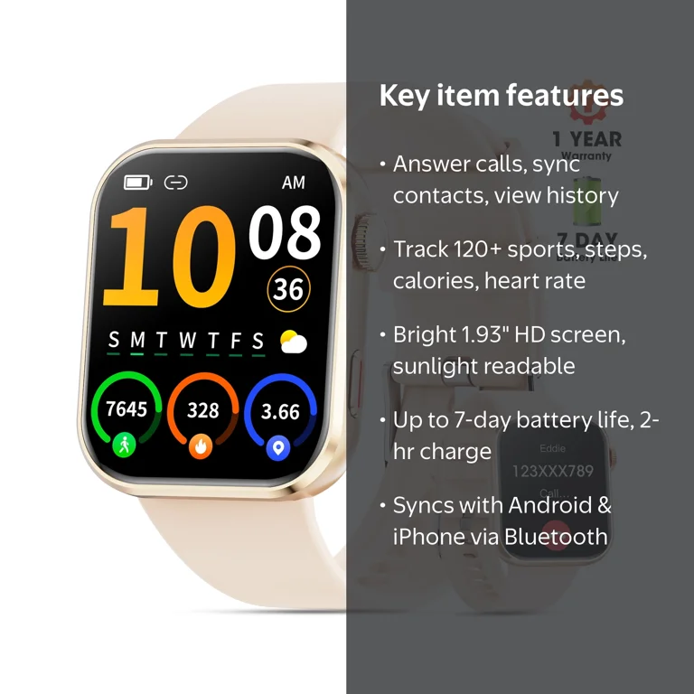 Mingdaln Smart Watch for Men Women, 2026 Smartwatch(Metal body