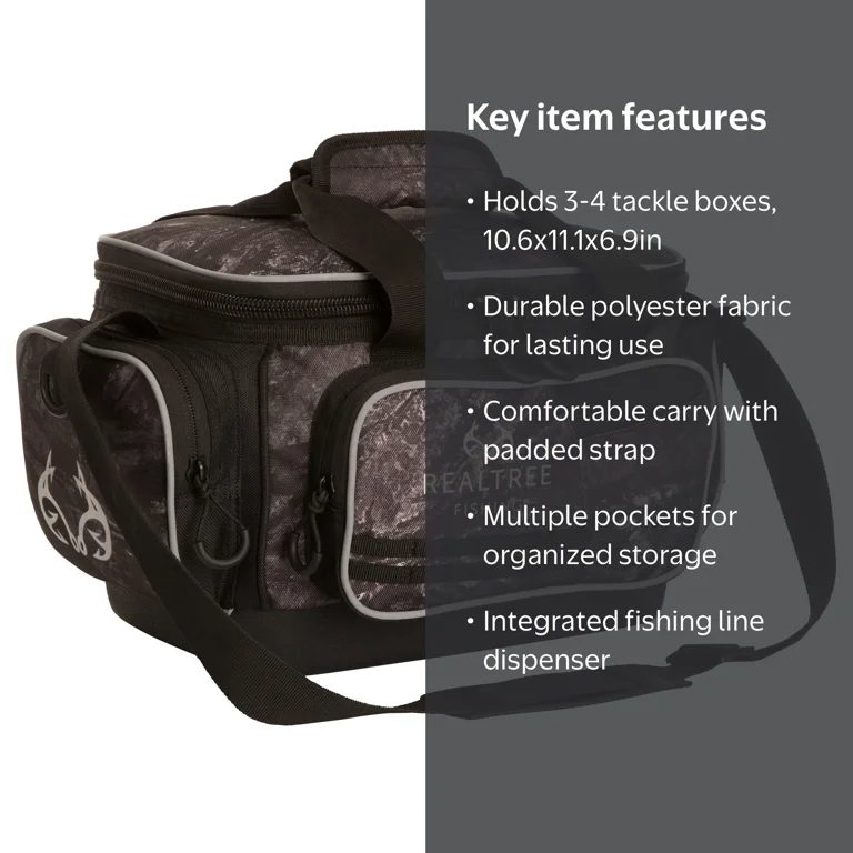 a series quick top tackle bag 3600 MoiShow Fishing Box - Fishing Bags for Saltwater or Freshwater (#Grey) Fishing Tackle Bags - Padded Shoulder Strap The adjustable shoulder strap makes it easy to carry to your favorite fishing spot Realtree 3600 Medium Fishing Tackle