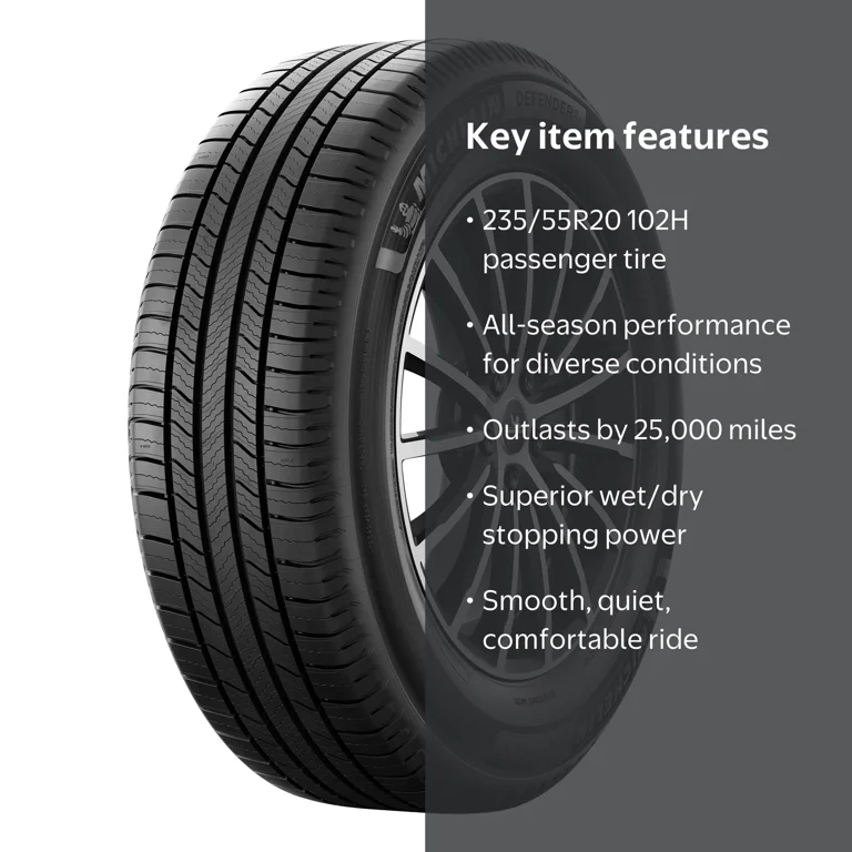 Michelin Defender 2 All Season 235/55R20 102H Passenger Tire
