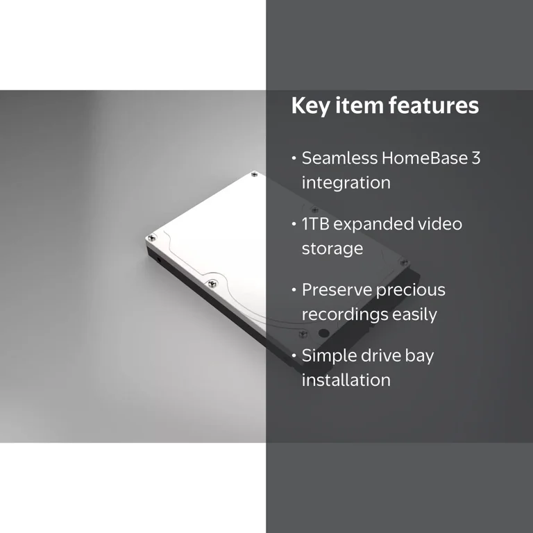 BUSlink HB1TBHDD 1TB Hard Drive Expansion for Eufy S380 (HomeBase