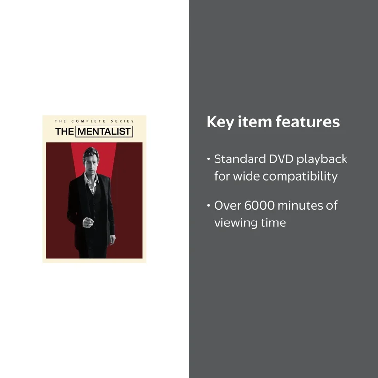Warner Bros, The Mentalist, Complete Series Box Set [DVD], 6228