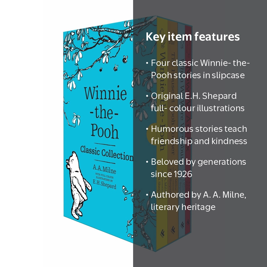 A. A. Milne: Winnie-The-Pooh Classic Collection 4-Title Hardcover