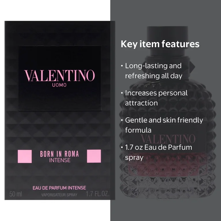 Valentino Uomo Born In Roma Intense Eau De Parfum 1.7 oz, Spicy