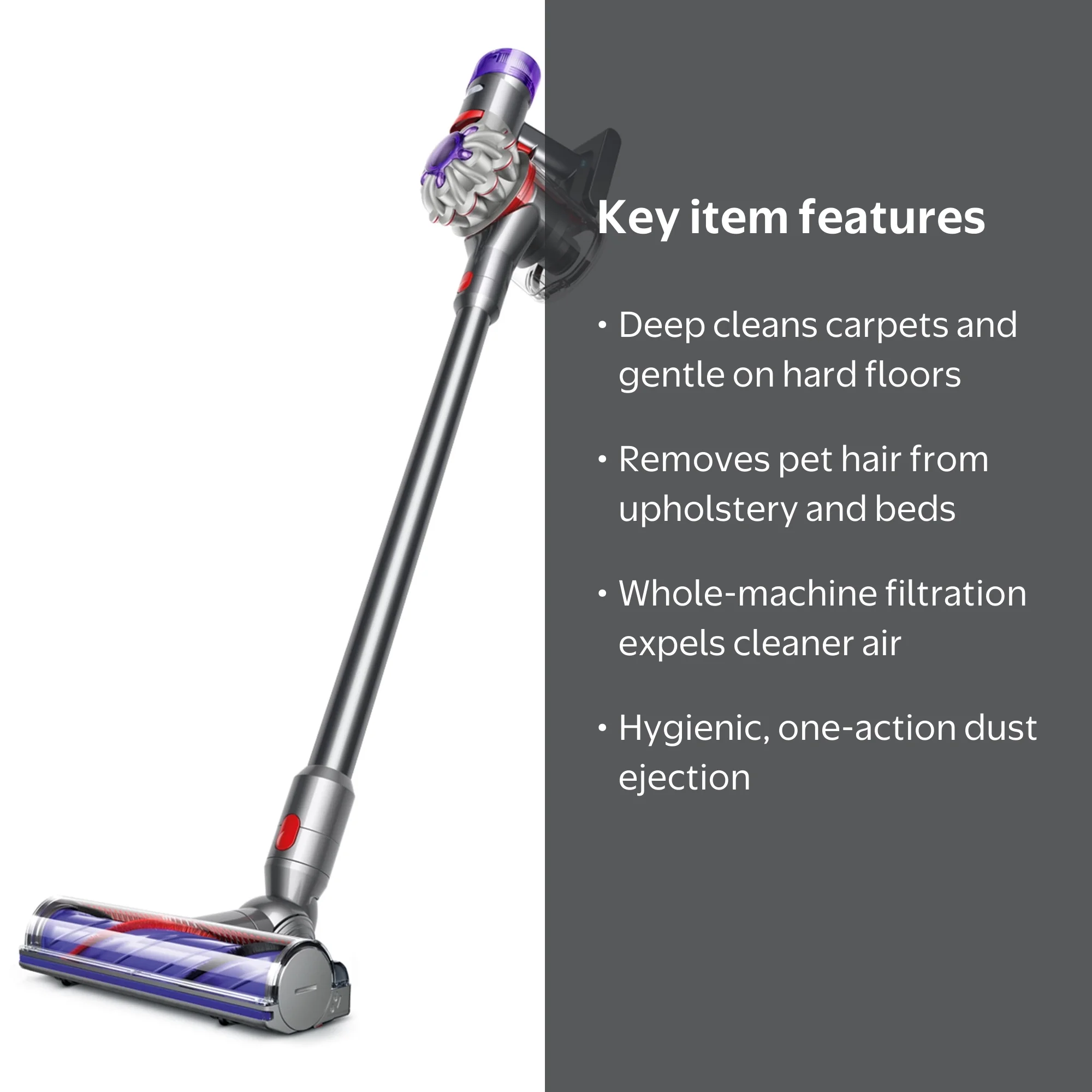 Dyson V8 Absolute Cordless Stick Vacuum and Handheld Cleaner