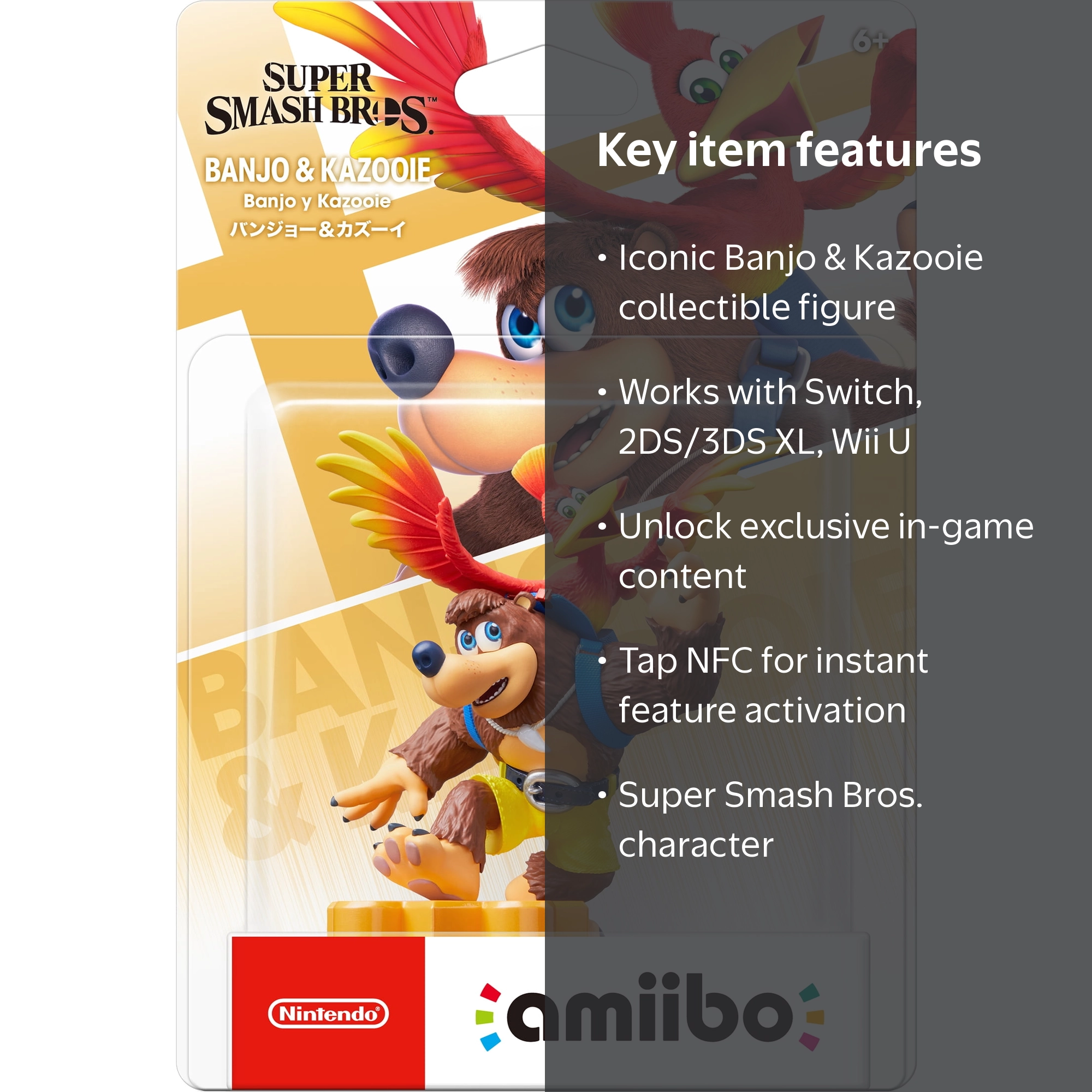 Nintendo Ultimate Amiibo-Banjo & Kazooie for Super Smash Bros