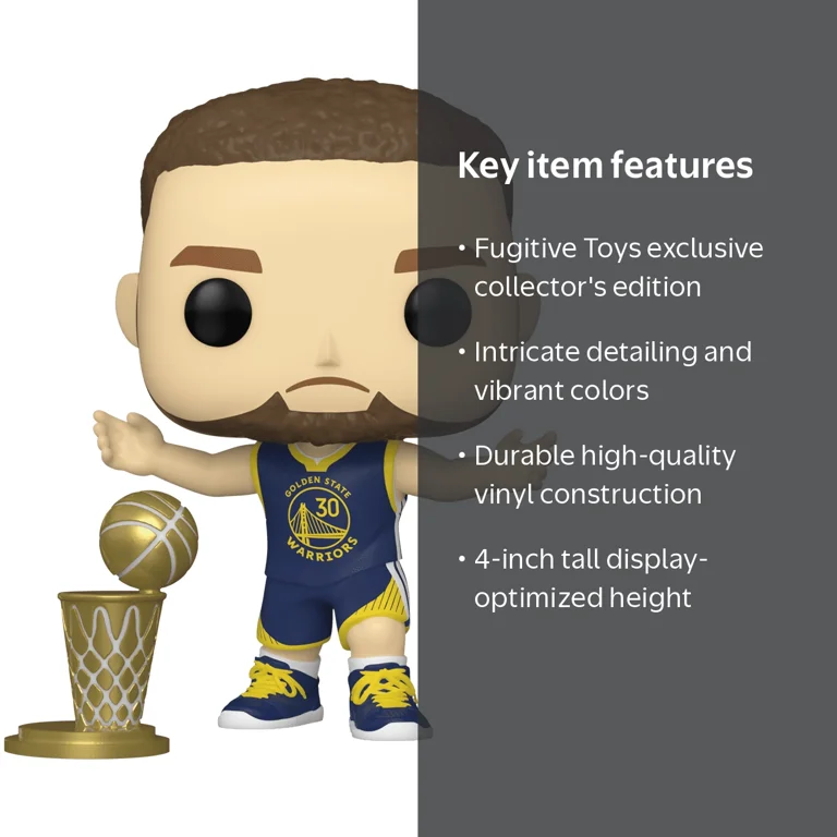 Stephen Curry NBA Championship Trophy Funko Bobbleheads Exclusive