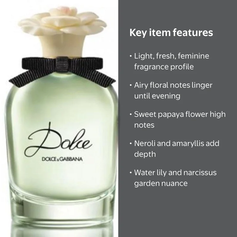 Dolce & Gabbana, Eau De Parfum Spray, 2.5 Oz, Women's Perfume