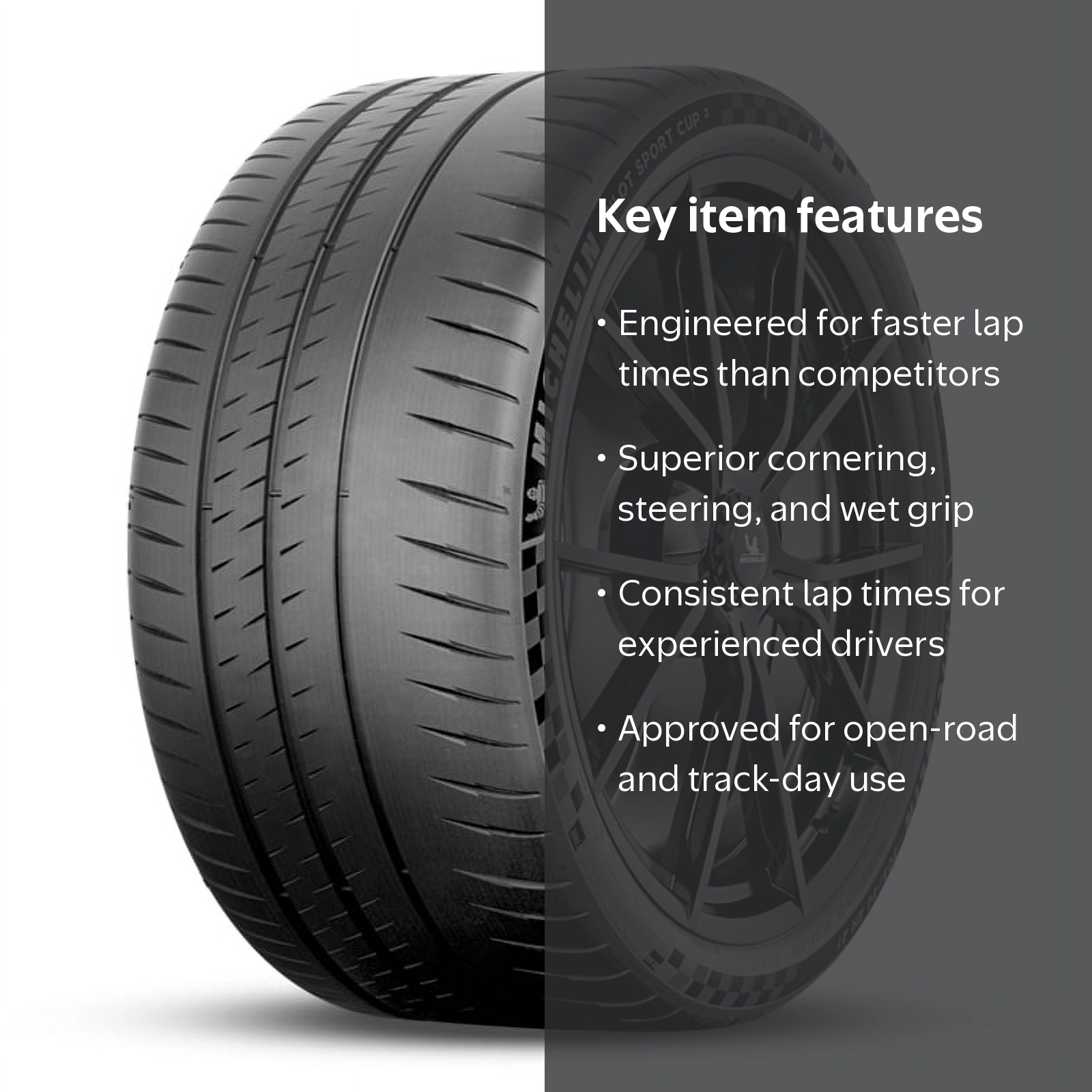 Michelin Pilot Sport Cup 2 Summer P285/30ZR19 (94Y) Tire - Walmart.com