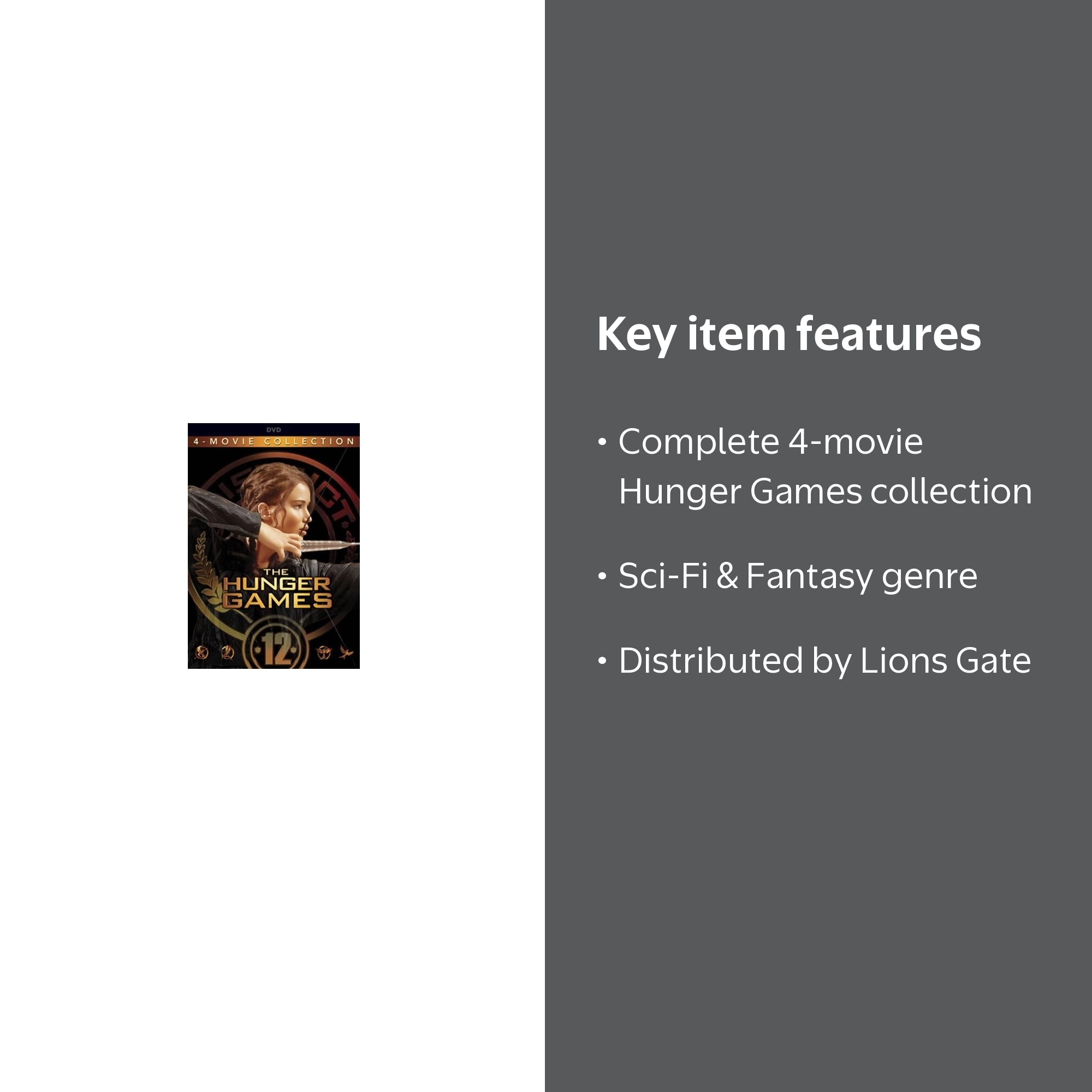 Lionsgate The Hunger Games: 4-Movie Collection, Over 14 Hours of