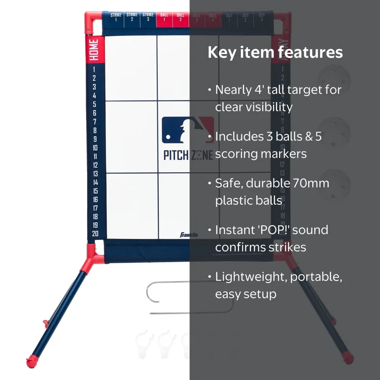 Franklin Sports MLB Pitch Zone Target – Backyard Baseball Strike