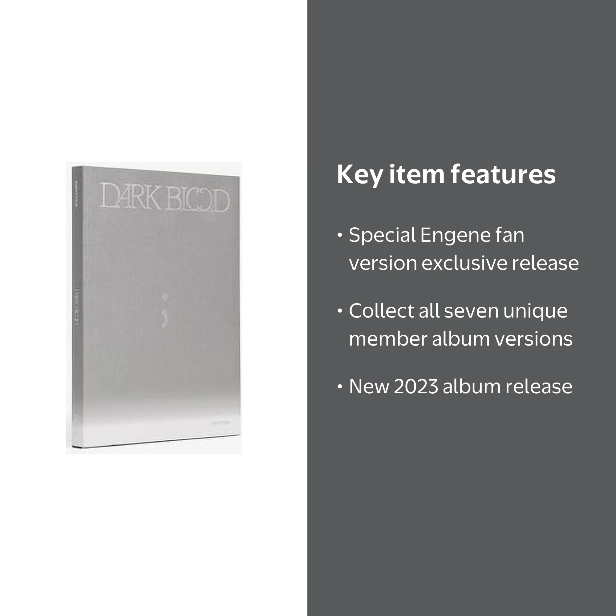 Belift Lab, CD, Dark Blood Engene Ver., Music & Performance