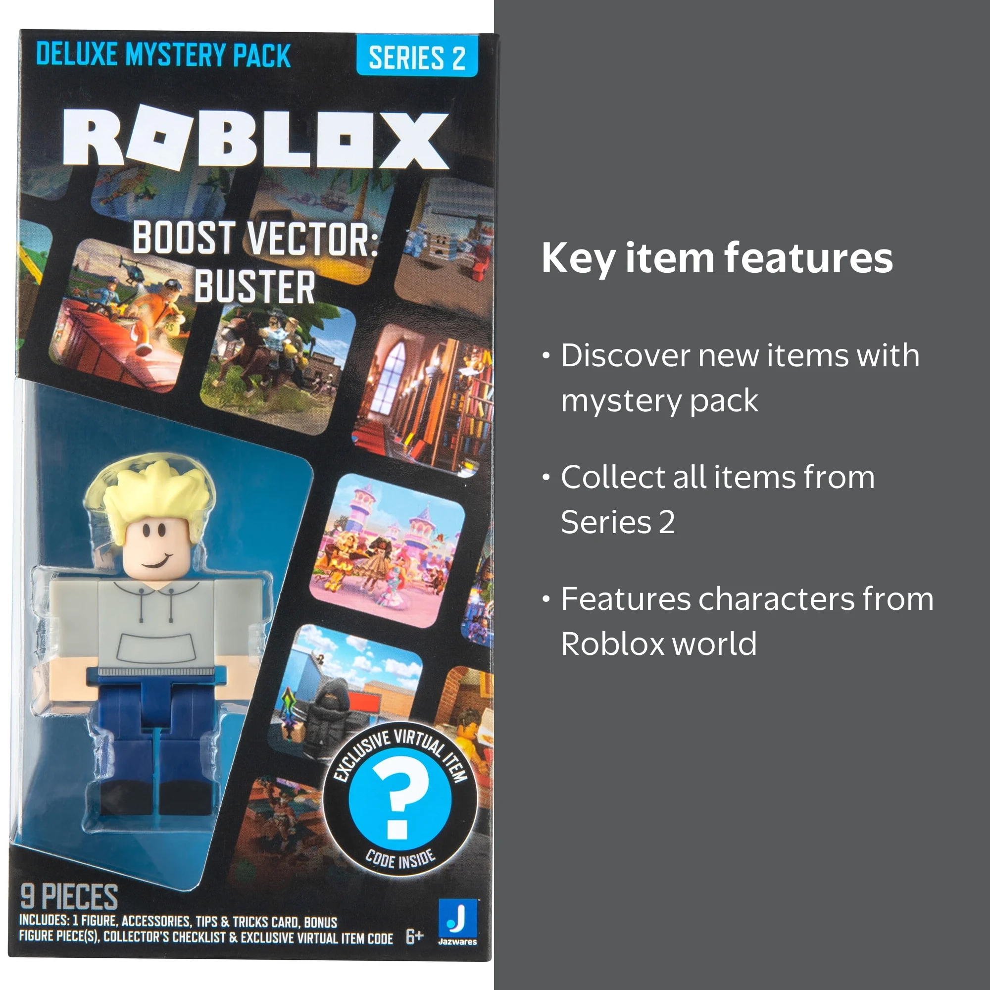 Roblox Series 2 Boost Vector: Buster Deluxe Mystery Pack - Walmart.com