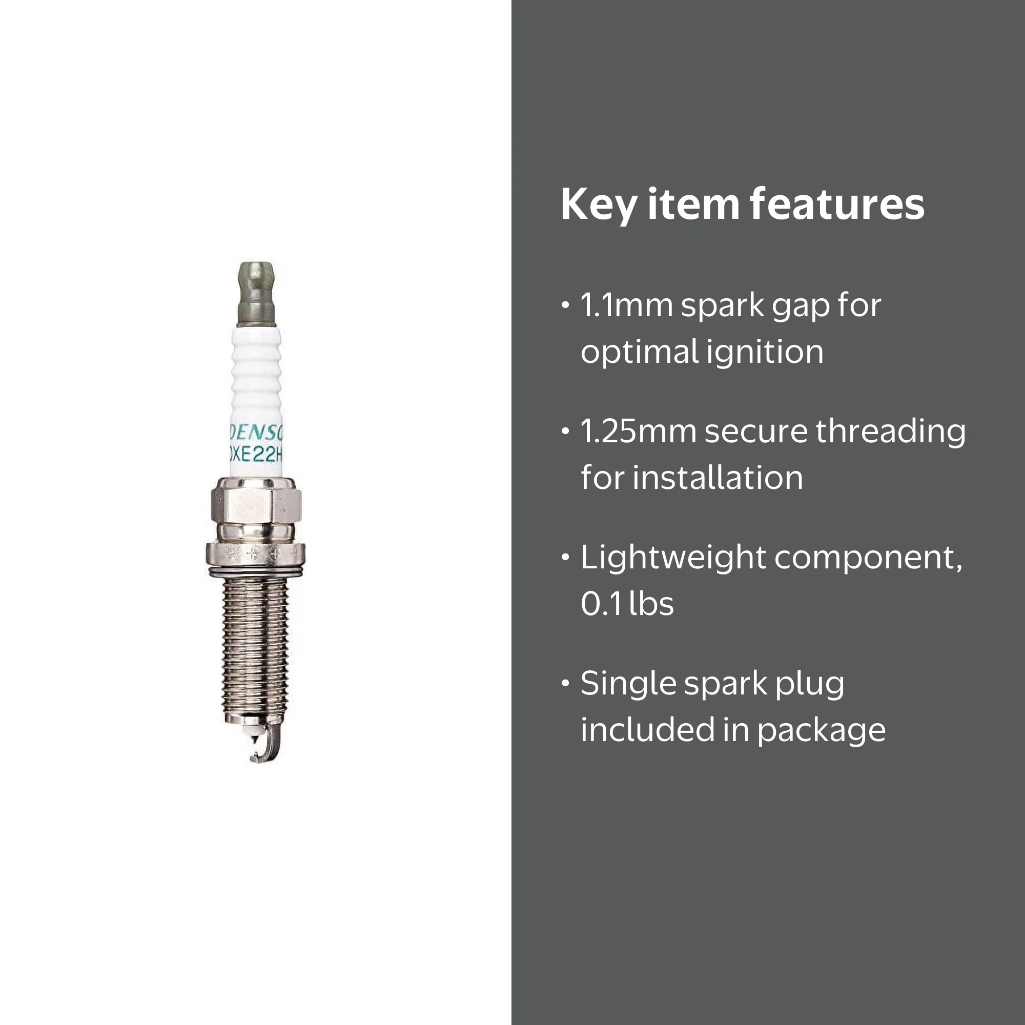 Denso (3492) DXE22HQR-D11S Spark Plug Fits select: 2015-2019 HONDA