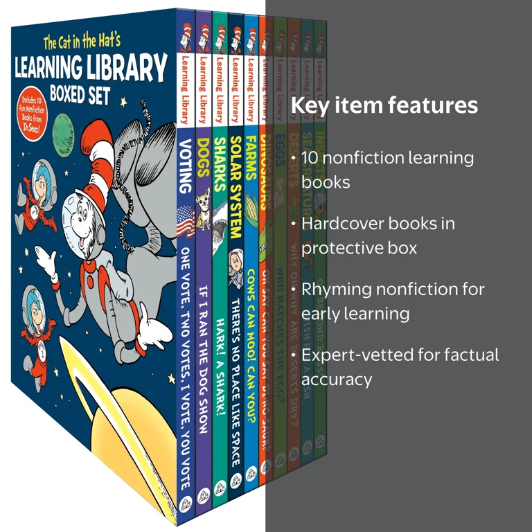 Tish Rabe, The Cat in the Hat's Learning Library Boxed Set, 10 Fun