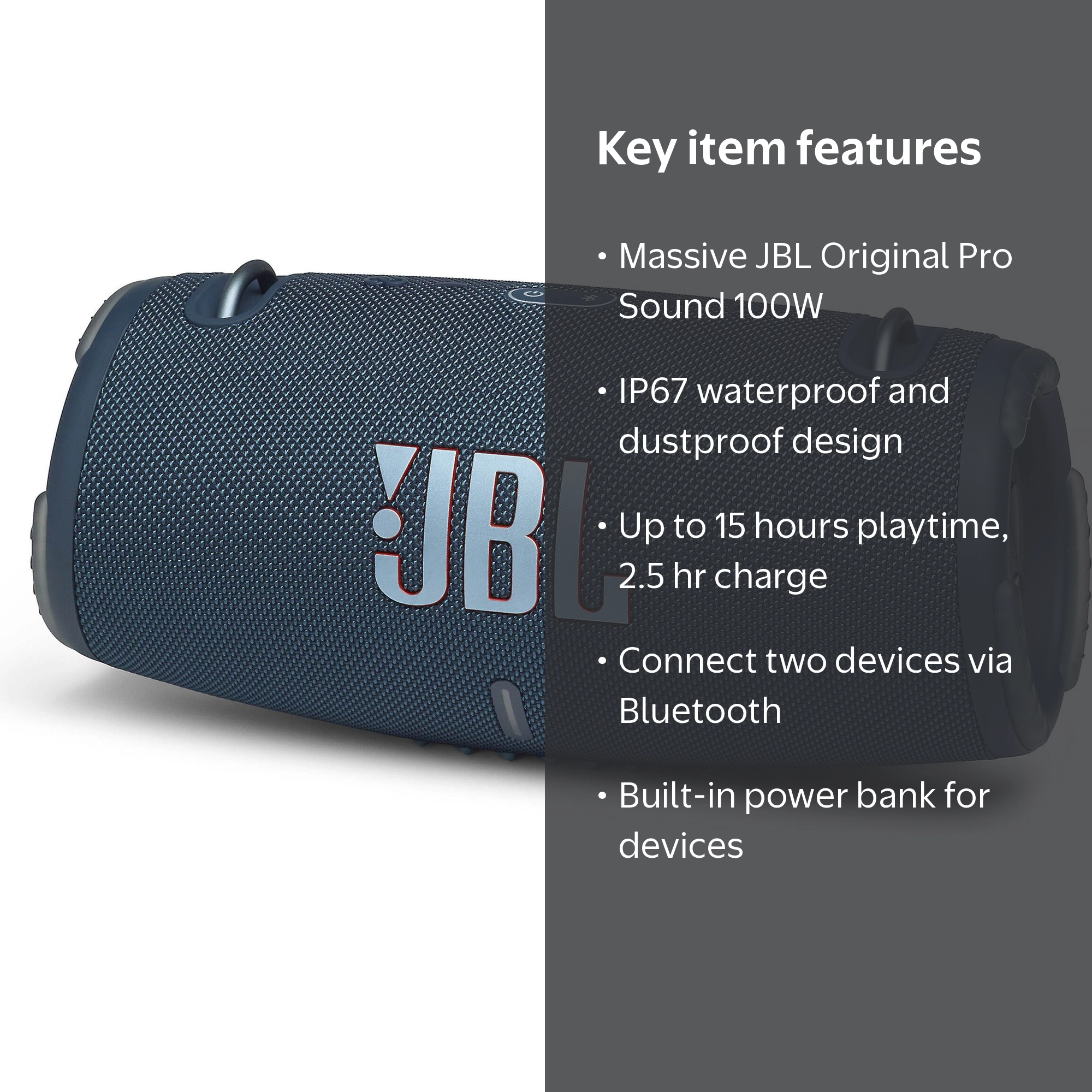 Free Shipping! Restored JBL Xtreme 3 Portable Bluetooth Speaker