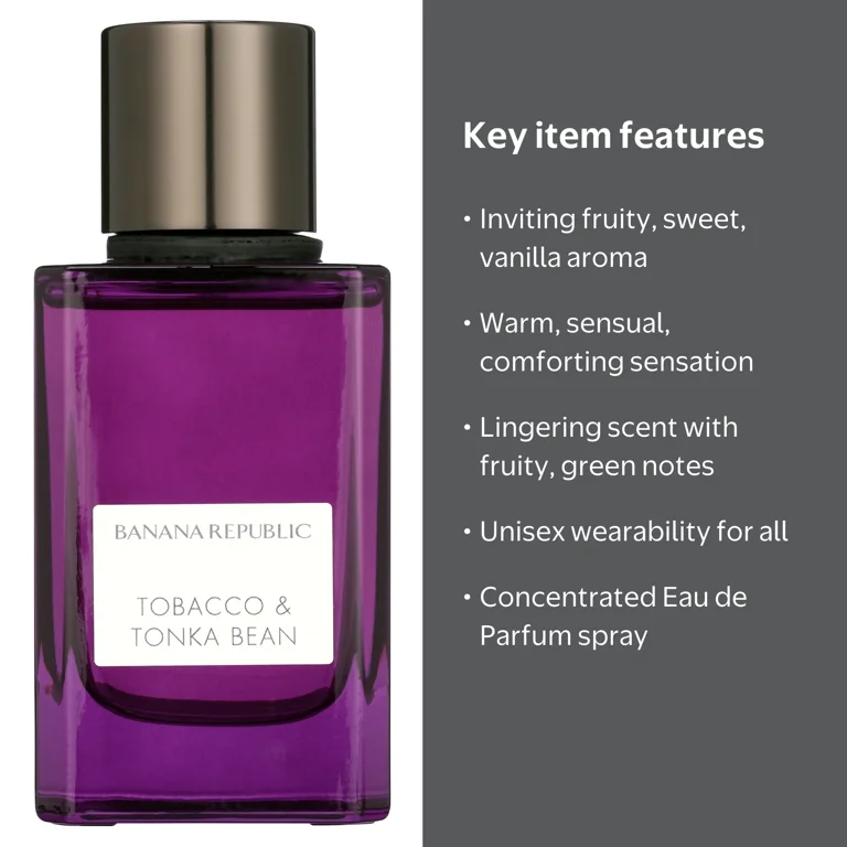 Tobacco & Tonka Bean by Banana Republic, 2.5 oz EDP Spray for Unisex