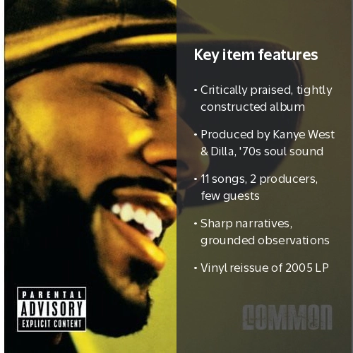 Geffen Records, Vinyl, Common - Be - Music & Performance - Vinyl