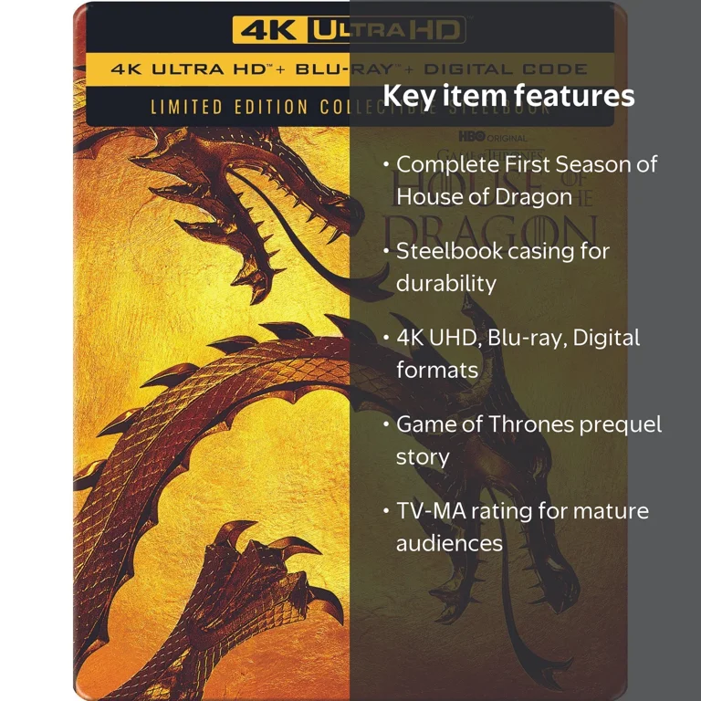 House of the Dragon: Complete First Season - 4K Ultra HD Blu-ray
