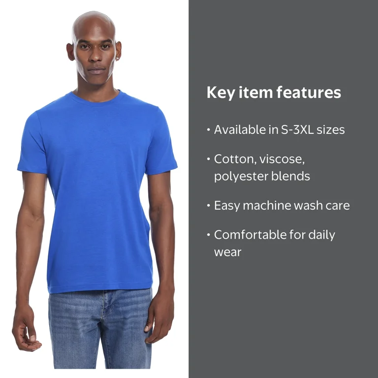 Supasoft Apparel Men's Royal Blue Shirt - Classic Short Sleeve