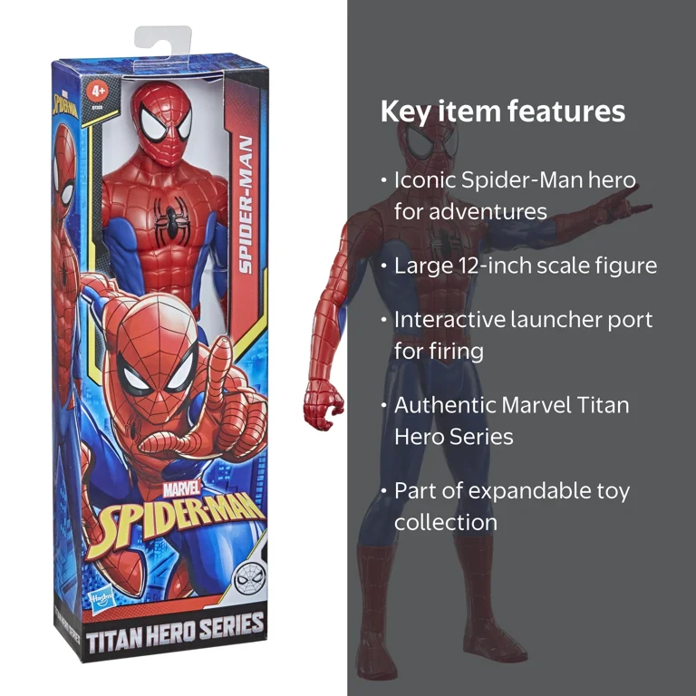 Spider-Man, Action Figure, 12 Inch, Titan Hero Series - Walmart.com